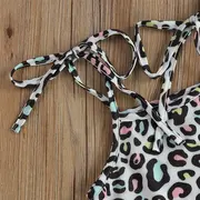 Costum de baie cu volan si bretelute (Marime: 110, Model: Multicolor) JEMdrl47b2ua12