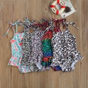 Costum de baie cu volan si bretelute (Marime: 90, Model: Pete roz) JEMdrl47b2ua3