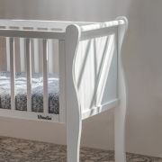 Patut Mic, Co-sleeping Din Lemn, Noble Alb 90 X 40 Cm Pjbcribnoblew