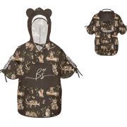 Pelerina De Ploaie Pentru Copii, Poncho Pentru Ploaie 1,5-8 Ani ,   Happy Bear Dark Pjb488712