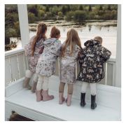 Pelerina De Ploaie Pentru Copii, Poncho Pentru Ploaie 1,5-8 Ani ,   Peony Dreamland Pjb488705-4624