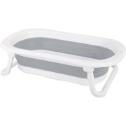 Cadita pliabila, Cu dop cu indicator de temperatura, Conform cu standardul european de securitate EN 17072:2018, FreeON, 78x49x21 cm, Grey BYN42349