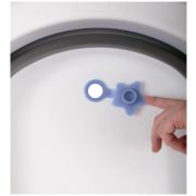 Cadita pliabila, Cu dop cu indicator de temperatura, Conform cu standardul european de securitate EN 17072:2018, FreeON, 78x49x21 cm, Grey BYN42349