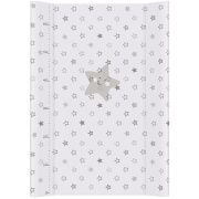 Ceba Baby - Saltea de infasat, Cu Intaritura, 70x50 cm, Happy Stars Grey BYNW-203-066-260
