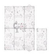 Ceba Baby - Saltea de infasat, Pliabila, 60 x 40 cm, Lolly Polly Peacock BYNW-305-120-608