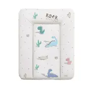 Ceba Baby - Saltea de infasat moale cu dinozauri, Fara ftalati, 70 x 50 cm, Multicolor BYNW-143-121-612
