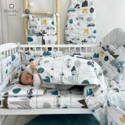 MimiNu - Paturica de infasat cu doua fete, Cu multiple utilizari, Cu inchidere arici velcro, Dimensiune 75x75 cm, Din bumbac certificat Oeko Tex Standard 100, Childrens Journey Grey BYN6426972019262