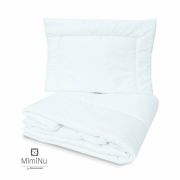 MimiNu - Set lenjerie patut cu 6 piese, Cu pilota si perna, Cu doua aparatori laterale, Din bumbac certificat Oeko Tex Standard 100, Pentru patut 120x60 cm, Childrens Journey Grey BYN6426972019347