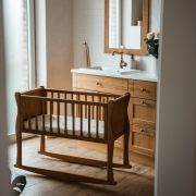 Patut Balansoar, Co-sleeping Din Lemn, Noble Vintage 90 X 40 Cm Pjbcribnobleskids