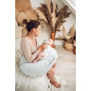 Perna Pentru Gravide Si Alaptare, Catifea Si Umplutura Antialergica, Big Cu Buzunare, Sepia Rose, Babysteps Pjb486886