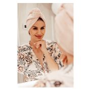 Prosop Turban Din Bambus Pentru Mamici Si Copii ,   Sepia Rose Pjb484066-8995