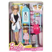 Papusa Barbie oftalmolog Mattel BRB Doctor Playset CMF42
