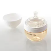 Biberon Anticolici Mombella Breast-Like, 120ml, Tetina S flux lent, PPSU, Ivory KRT8140