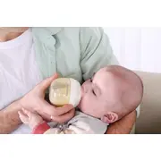 Biberon Anticolici Mombella Breast-Like, 120ml, Tetina S flux lent, PPSU, Ivory KRT8140
