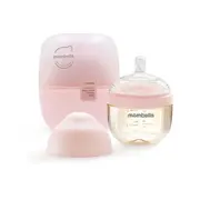 Biberon Anticolici Mombella Breast-Like, 120ml, Tetina S flux lent, PPSU, Old Roze KRT8142