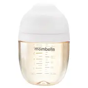 Biberon Anticolici Mombella Breast-Like, 210ml, Tetina M flux mediu, PPSU, Ivory KRT8141
