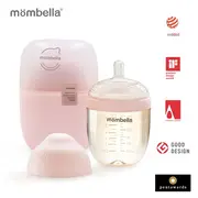 Biberon Anticolici Mombella Breast-Like, 210ml, Tetina M flux mediu, PPSU,Old Roze KRT8143