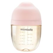 Biberon Anticolici Mombella Breast-Like, 210ml, Tetina M flux mediu, PPSU,Old Roze KRT8143