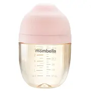 Biberon Anticolici Mombella Breast-Like, 210ml, Tetina M flux mediu, PPSU,Old Roze KRT8143