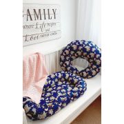 Perna pentru alaptare, 100% Bumbac, 60X60 cm, Eko - Navy KRT133560