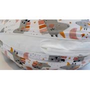 Perna pentru gravida, Fibre din silicon, 180 cm, Eko - Pink KRT133485