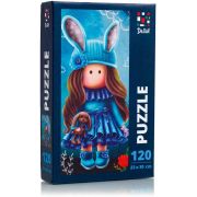 Puzzle Pretty doll in the moonlight, 23x30 cm, 120 piese De.tail DT100-02 BBJDT100-02_Initiala