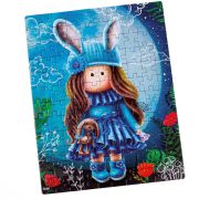 Puzzle Pretty doll in the moonlight, 23x30 cm, 120 piese De.tail DT100-02 BBJDT100-02_Initiala