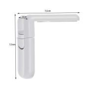 Set 4 sisteme de siguranta pentru sertare si dulapuri, 7.5x4 cm Malatec MY6832 BBJMY6832_Alb