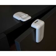 Set 4 sisteme de siguranta pentru sertare si dulapuri, 7.5x4 cm Malatec MY6832 BBJMY6832_Alb