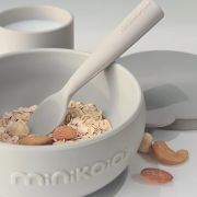 Set de hranire BWL I Minikoioi, 100% Premium Silicone – Powder Grey KRT101070052