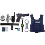 Set politie 10 piese cu vesta, pistol si catuse Toi-Toys TT32648A BBJTT32648A_Initiala