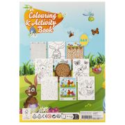 Carte de colorat si activitati distractive - paste fericit