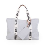 Geanta Childhome Family Bag Signature Alb ERFCH-CWFBSCOW