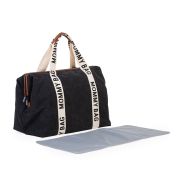 Geanta de infasat Childhome Mommy Bag Signature Negru ERFCH-CWMBBSCBL