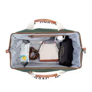 Geanta de infasat Childhome Mommy Bag Signature Verde ERFCH-CWMBBSCGR