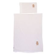 Husa pilota si fata de perna Childhome 100x140 cm, Jerse/Muselina Tedy ERFCH-CCDCJMTB