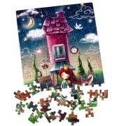 Puzzle Magic princess house, 23x30 cm, 120 piese De.tail DT100-08 BBJDT100-08_Initiala