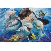 Puzzle Ocean Selfie, 32x47 cm, 500 piese De.tail DT500-04 BBJDT500-04_Initiala