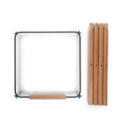 Set picioare cu suport pentru scaun de masa Childhome Evolu Natural/Antracit ERFCH-CHEVOFTNANT