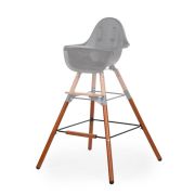 Set picioare cu suport pentru scaun de masa Childhome Evolu Nuc/Negru ERFCH-CHEVOFTFR