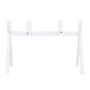 Suport pentru Cos bebe Moise Childhome si Centru de activitati, Lemn Alb ERFCH-TIPMBSW