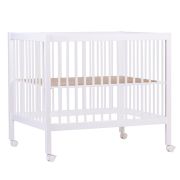 Tarc Childhome 97 cu roti 75x95 cm MDF Alb ERFCH-PA97W
