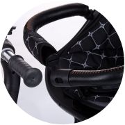 Tricicleta chipolino pegas cu sezut reversibil anthracite hubtrkpeg02201an