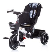 Tricicleta chipolino smart cu sezut reversibil black white hubtrksa02202bw