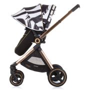 Carucior chipolino elite 3 in 1 black white hubkket02301bw