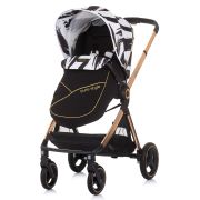 Carucior chipolino elite 3 in 1 black white hubkket02301bw