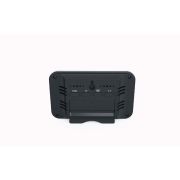 Termometru si higrometru digital de camera, ceas cu alarma, memorie, suport expandabil, negru, AirBi LINE BI1052