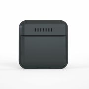 Termometru si higrometru digital de camera, ecran LCD, memorie, suport expandabil cu magnet, negru, AirBi SMILE BI1041
