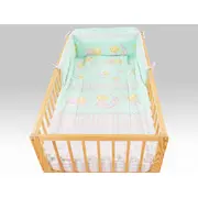 Aparatoare Laterala MyKids Teddy Stelute Turquoise M1 120x60 00005330