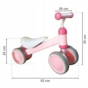 Bicicleta fara pedale ecotoys jm-118 - roz edeedijm-118pink